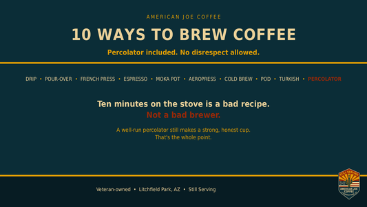 10 Ways to Brew Coffee (And Why We Won't Let the Percolator Get Disrespected)