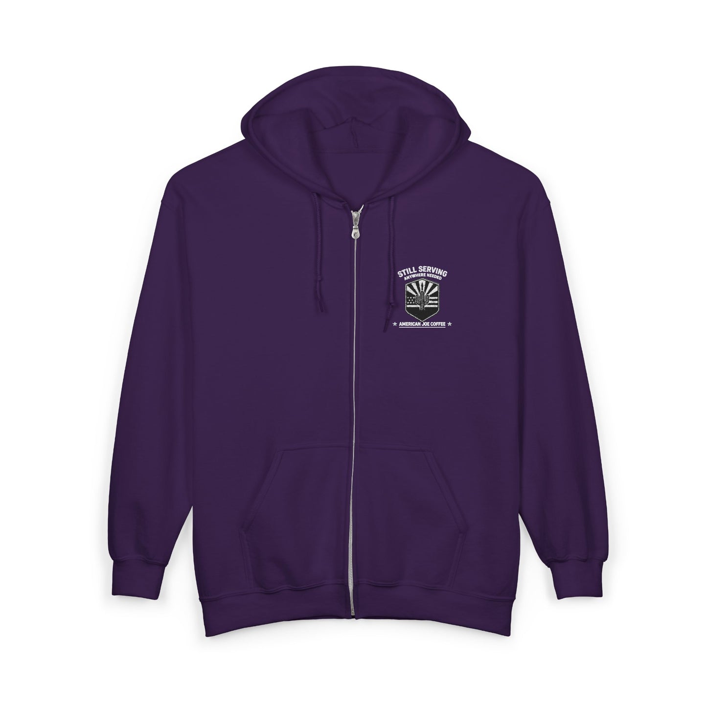 Zip Hoodie — "Weekend Camper" Forest Graphic Full-Zip Hoodie