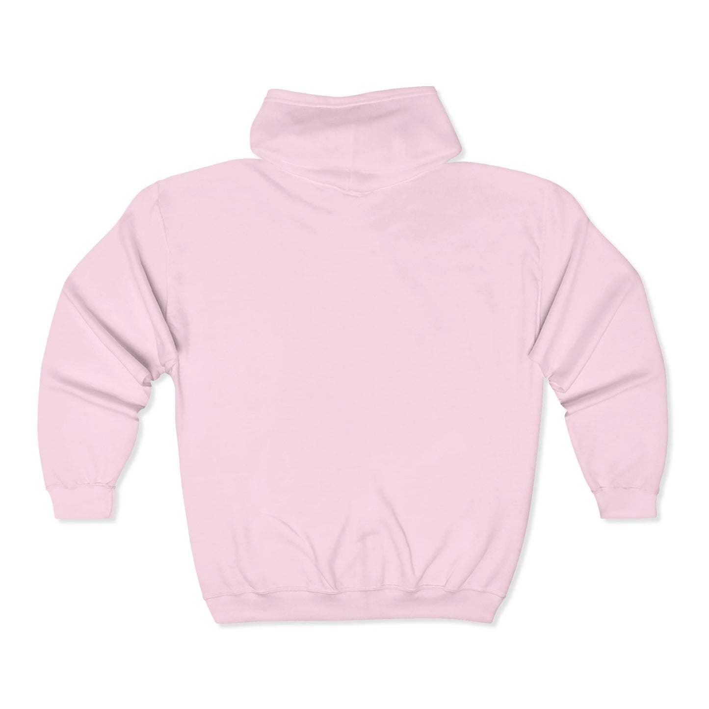 Zip Hoodie with Small Chest Logo - Vintage Military Emblem