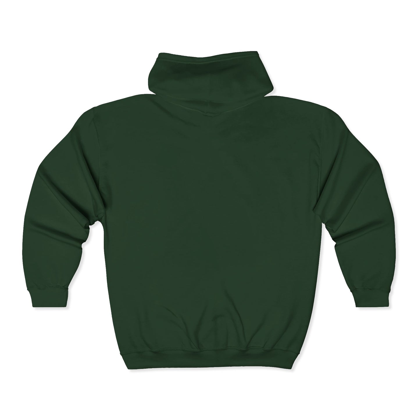 Zip Hoodie — "Weekend Camper" Forest Graphic Full-Zip Hoodie