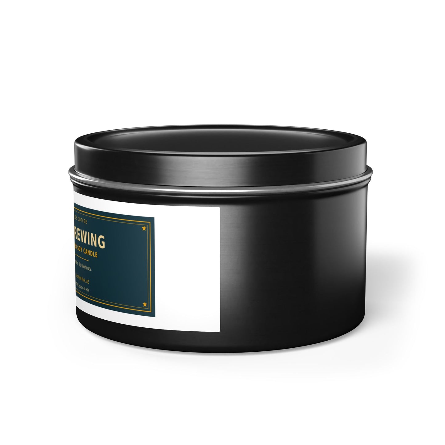 Still Brewing Coffee Scented Tin Candle