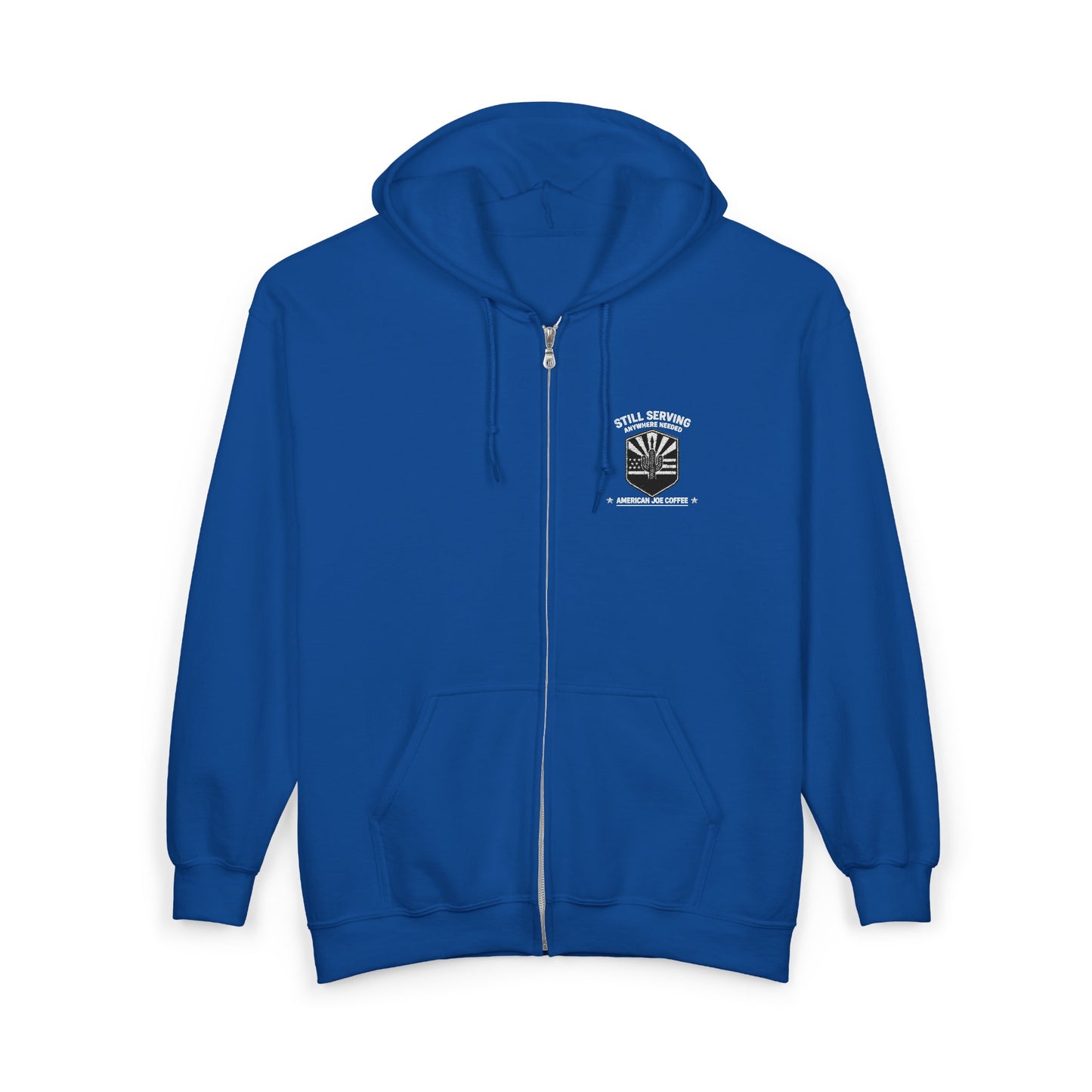 Zip Hoodie — "Weekend Camper" Forest Graphic Full-Zip Hoodie