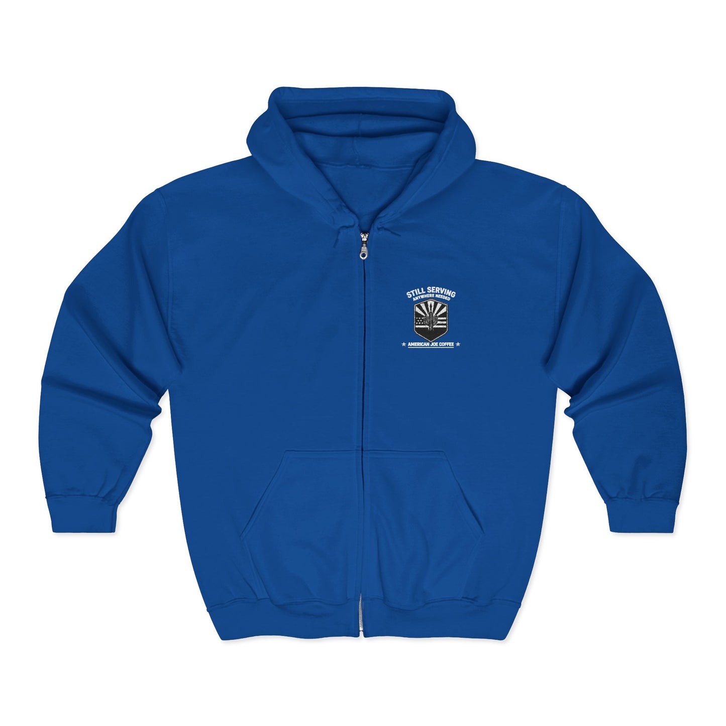 Zip Hoodie — "Weekend Camper" Forest Graphic Full-Zip Hoodie