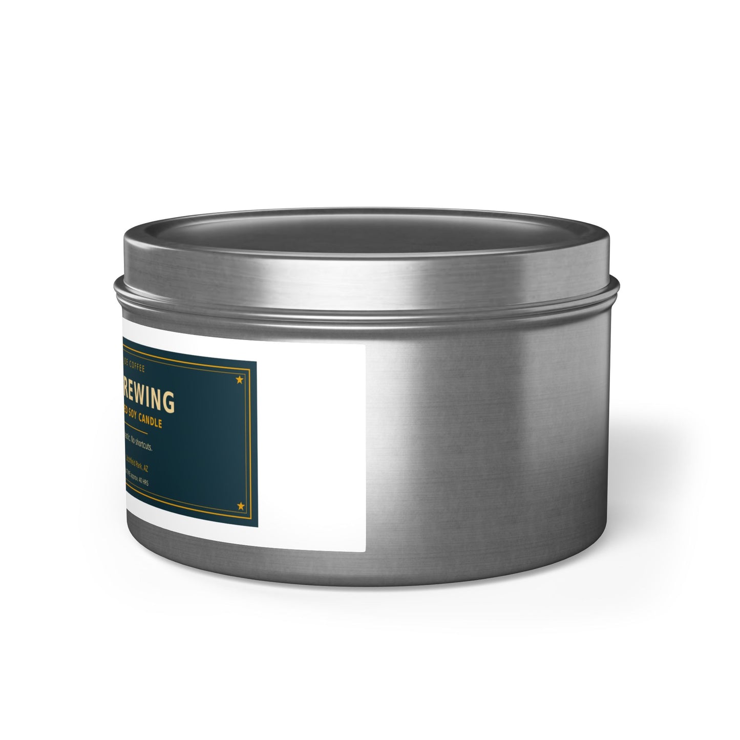 Still Brewing Coffee Scented Tin Candle