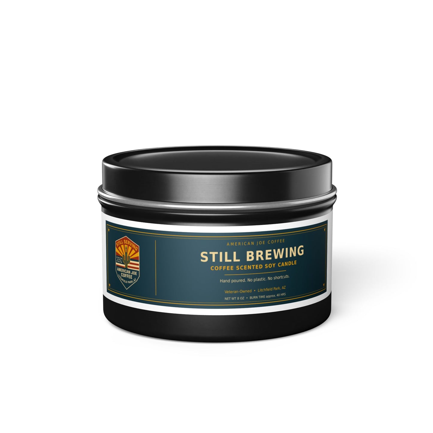 Still Brewing Coffee Scented Tin Candle